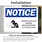 Signmission Chemical Splash Hazard Wear Sign, Vinyl Decal, 10in W x 7in L, 2PK OS-2PACK-NS-D-710-L-10566 - alternate 2